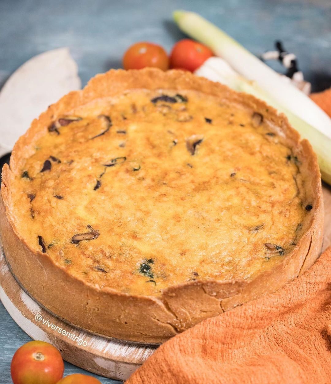 Quiche de Cogumelos