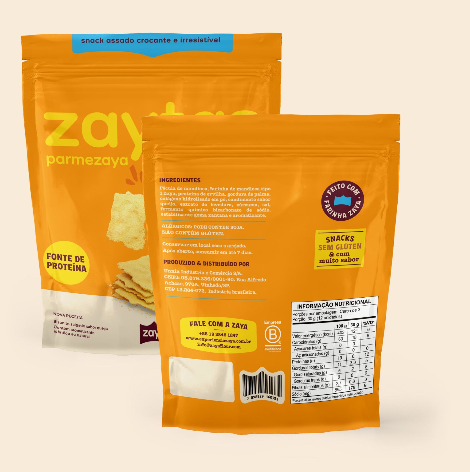 Zaytas Lascas Proteica Parmezaya 80g
