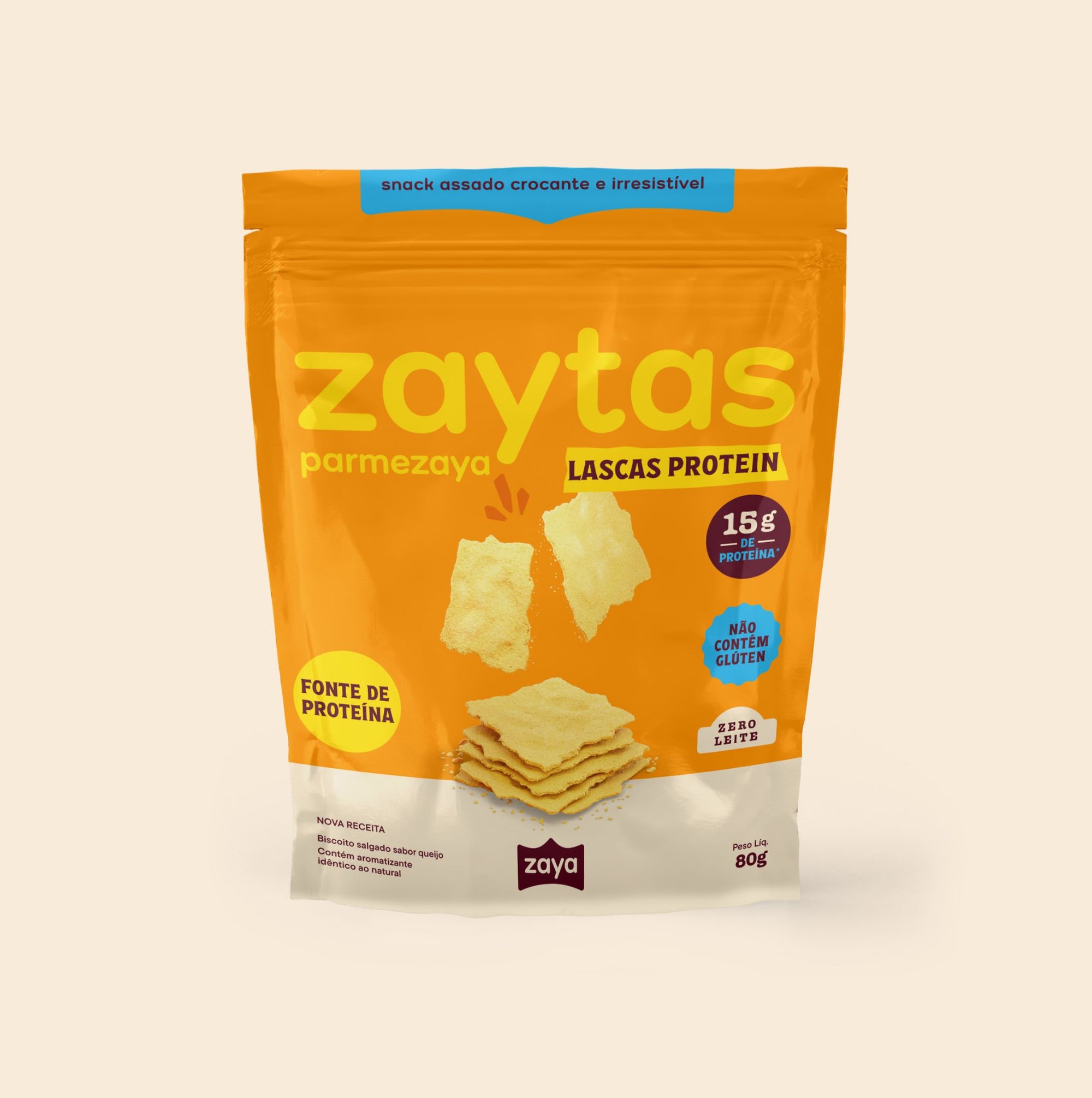 Zaytas Lascas Proteica Parmezaya 80g