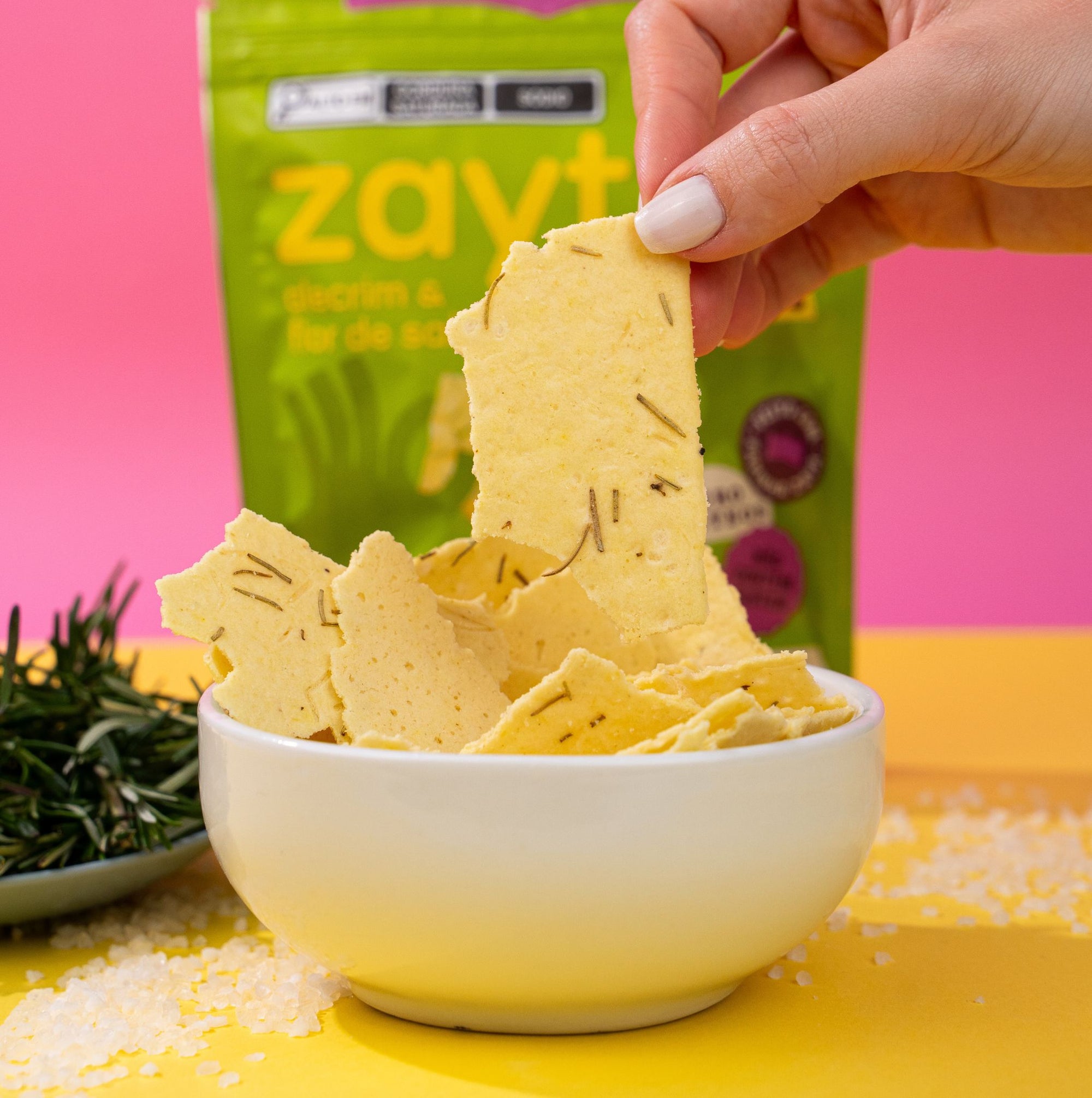 Zaytas Lascas Alecrim & Flor de Sal 80g