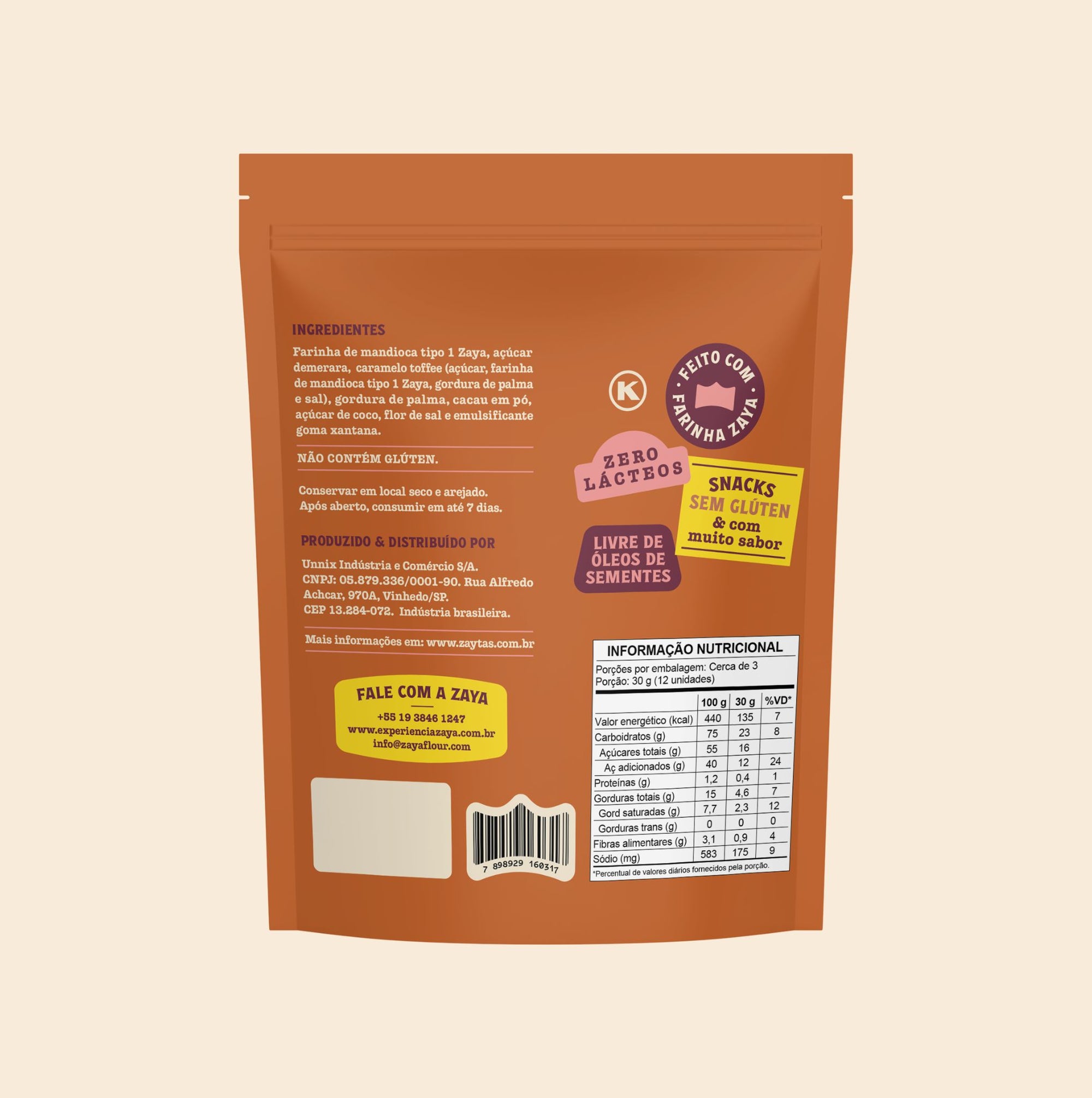 Zaytas Lascas Caramelo & Flor de Sal 80g