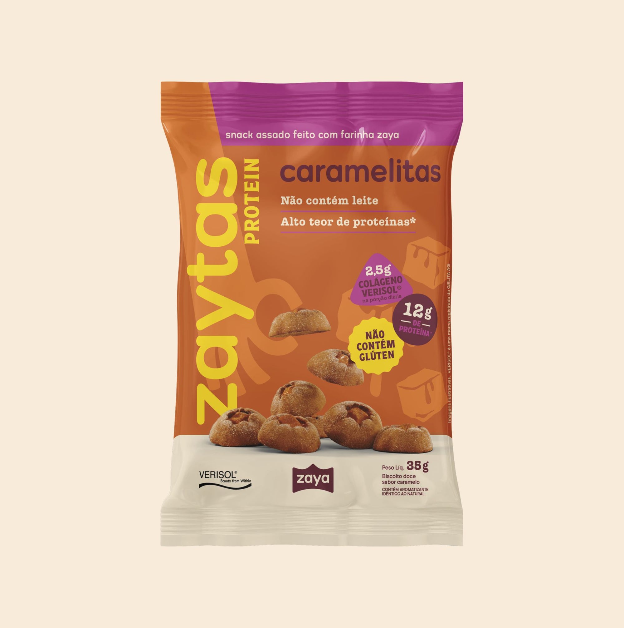 ZAYTAS CARAMELITAS PROTEIN 35 G