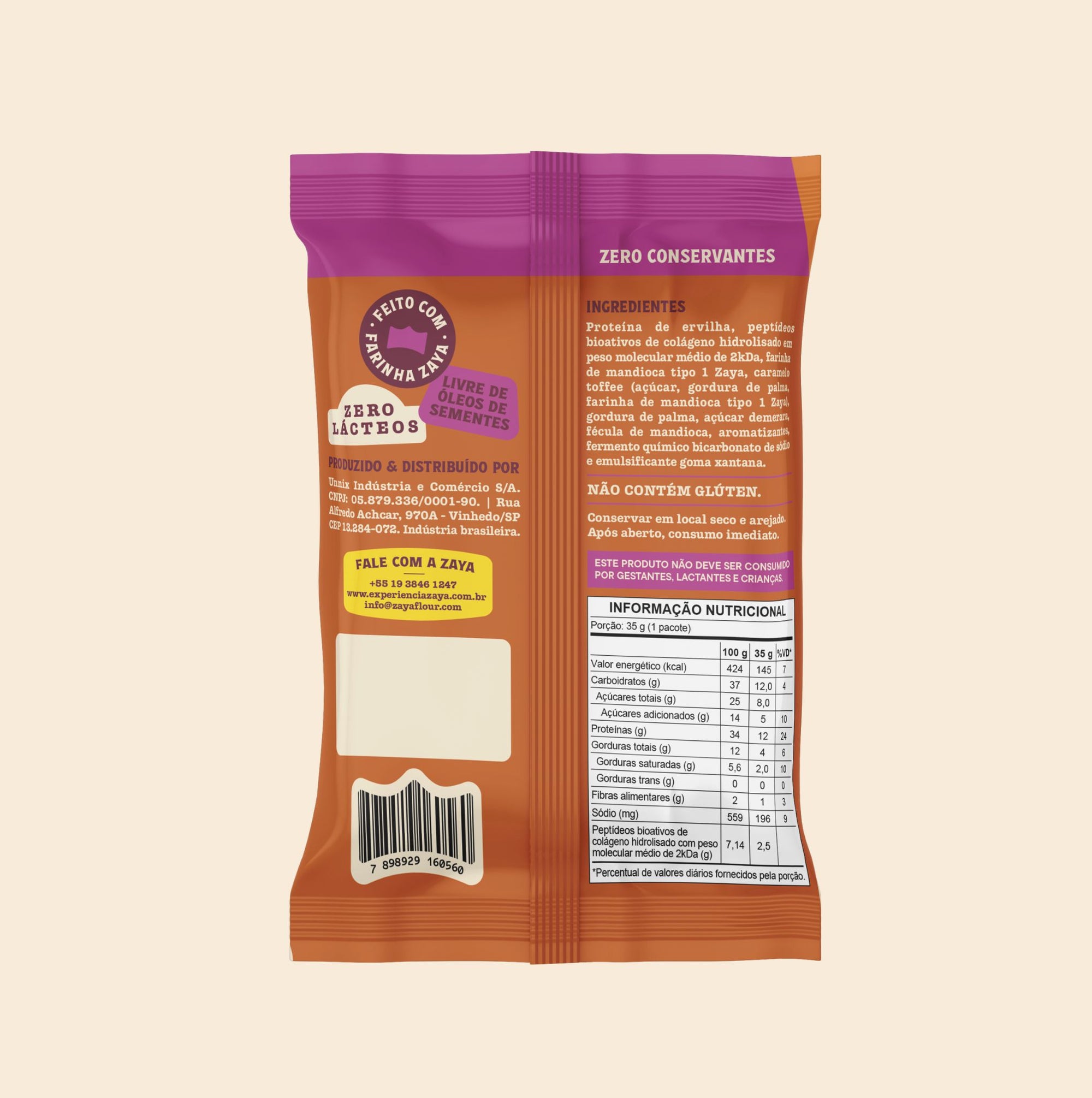 ZAYTAS CARAMELITAS PROTEIN 35 G