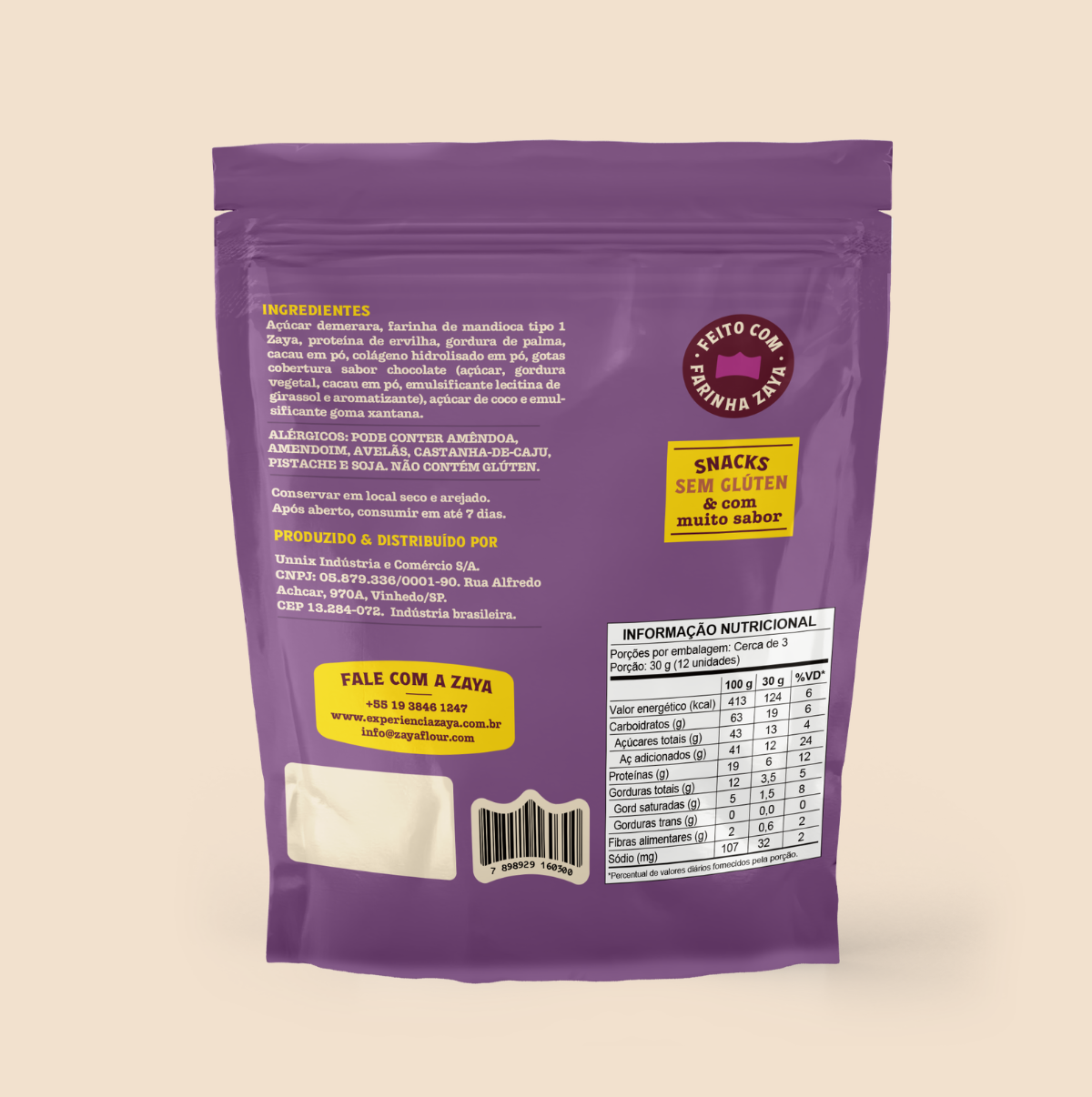 Zaytas Lascas Proteicas Chocolate 80g